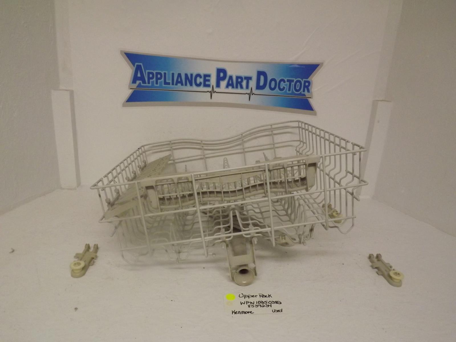 Kenmore Dishwasher WPW10350382 8539234 Upper Rack Used Kenmore Dishwasher WPW10350382 8539234 Upper Rack Used